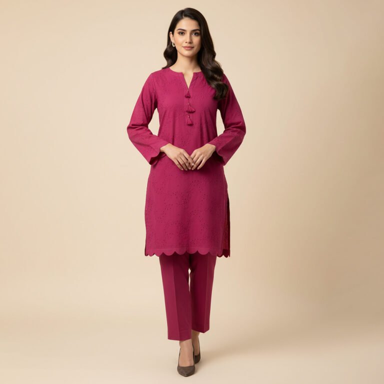 Mehroon wholesale chikankari co ord USA